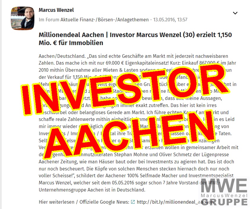 Eifel & Aachener AssetManager | MJASSETS